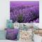 Designart - Blooming Purple Lavender Field - Farmhouse Canvas Wall Art Print